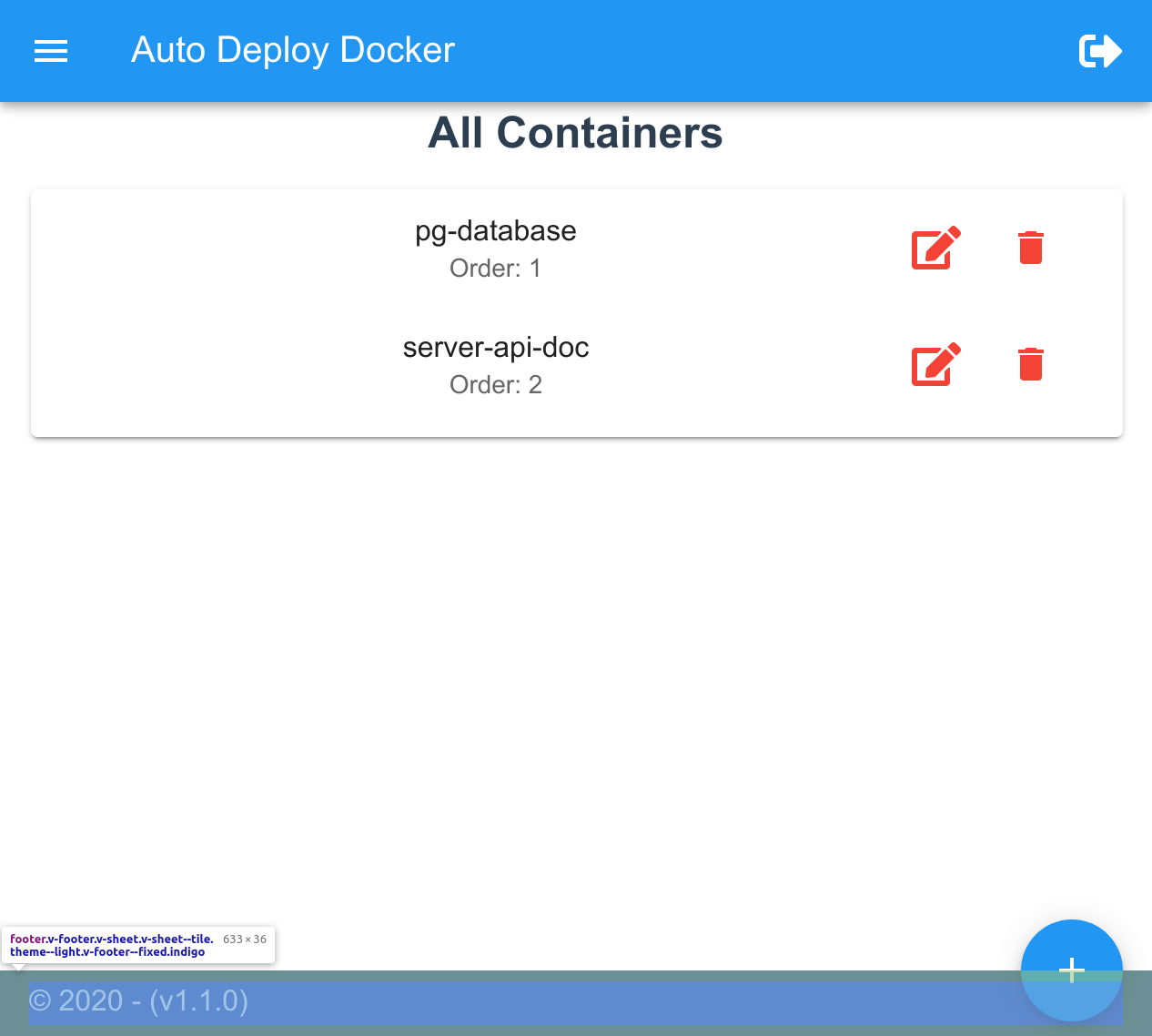 Container List